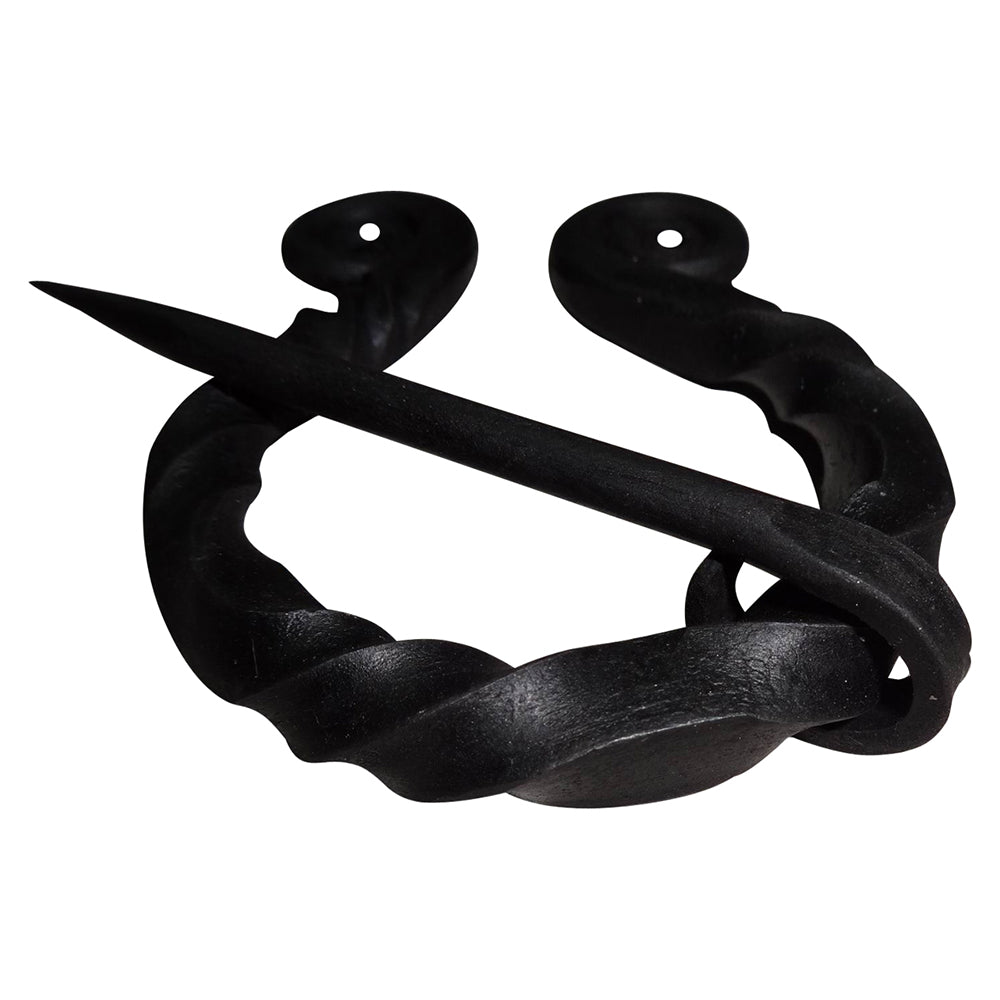 Twisted Ring Iron Fibula - Hand Forged - VI