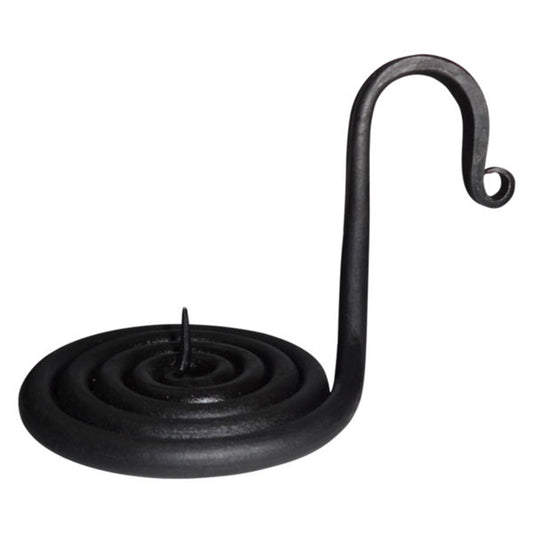 The Spiral Snake Tail Iron Candle Holder