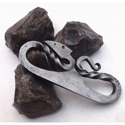 Hand-Forged Viking Bird Head Twisted Iron Fire Starter