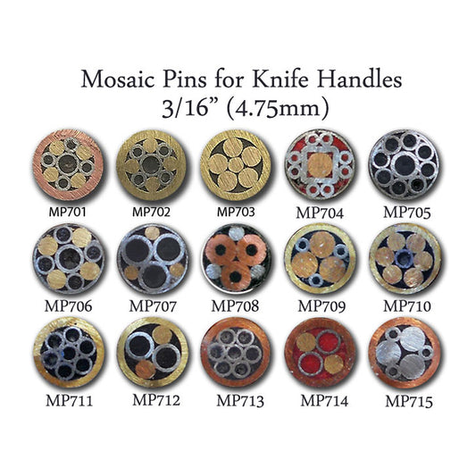 Mosaic Pins for Knife Making- 4.75mm