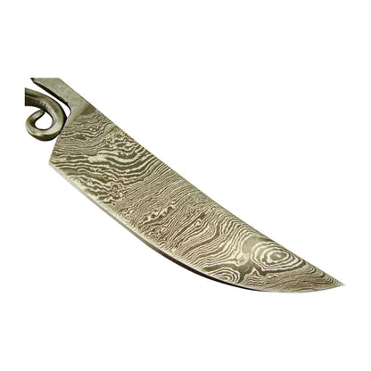 DAMASCUS MEDIEVAL KNIFE