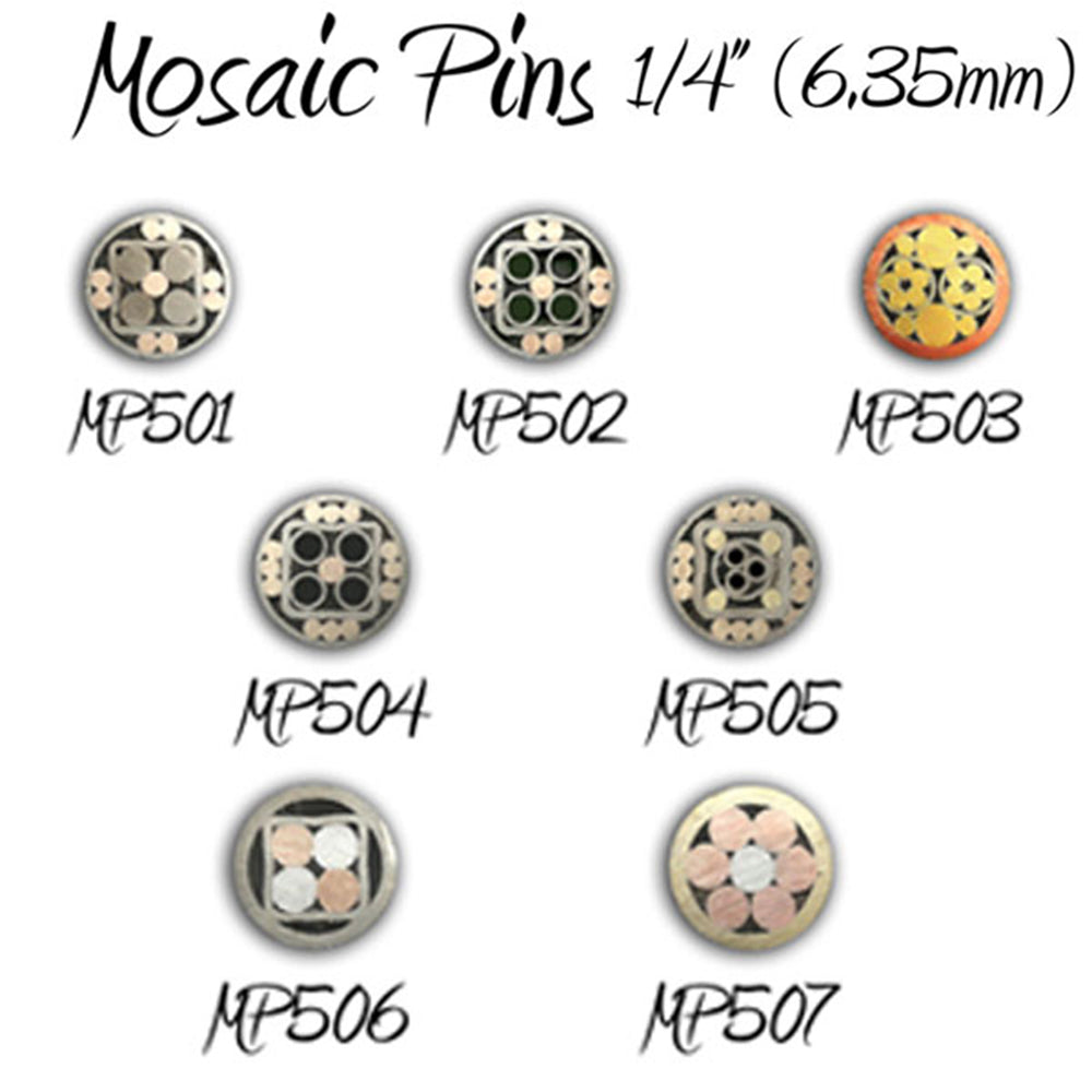 Mosaic Pins for Knife Making-6.35mm