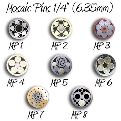 Mosaic Pins for knife decoration-6.35mm