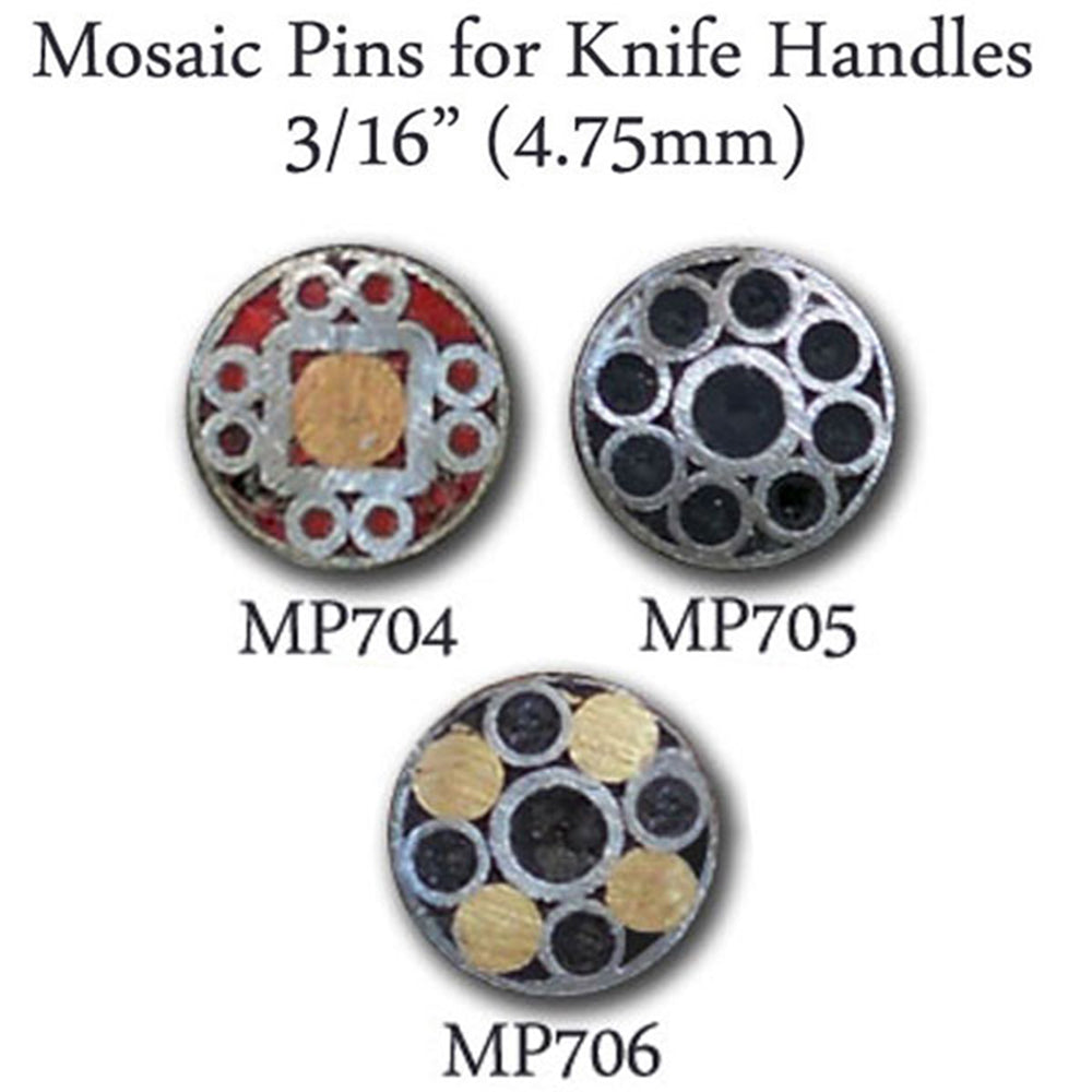 Mosaic Pins for Knife Making- 4.75mm