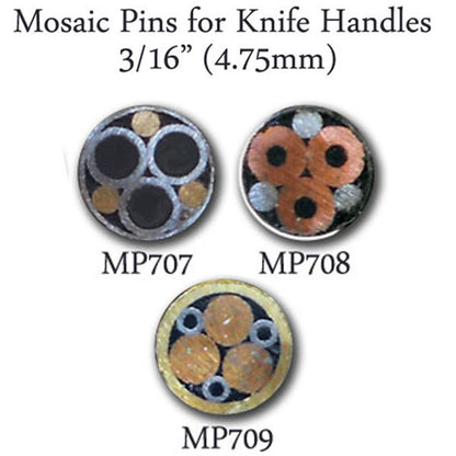 Mosaic Pins for Knife Making- 4.75mm