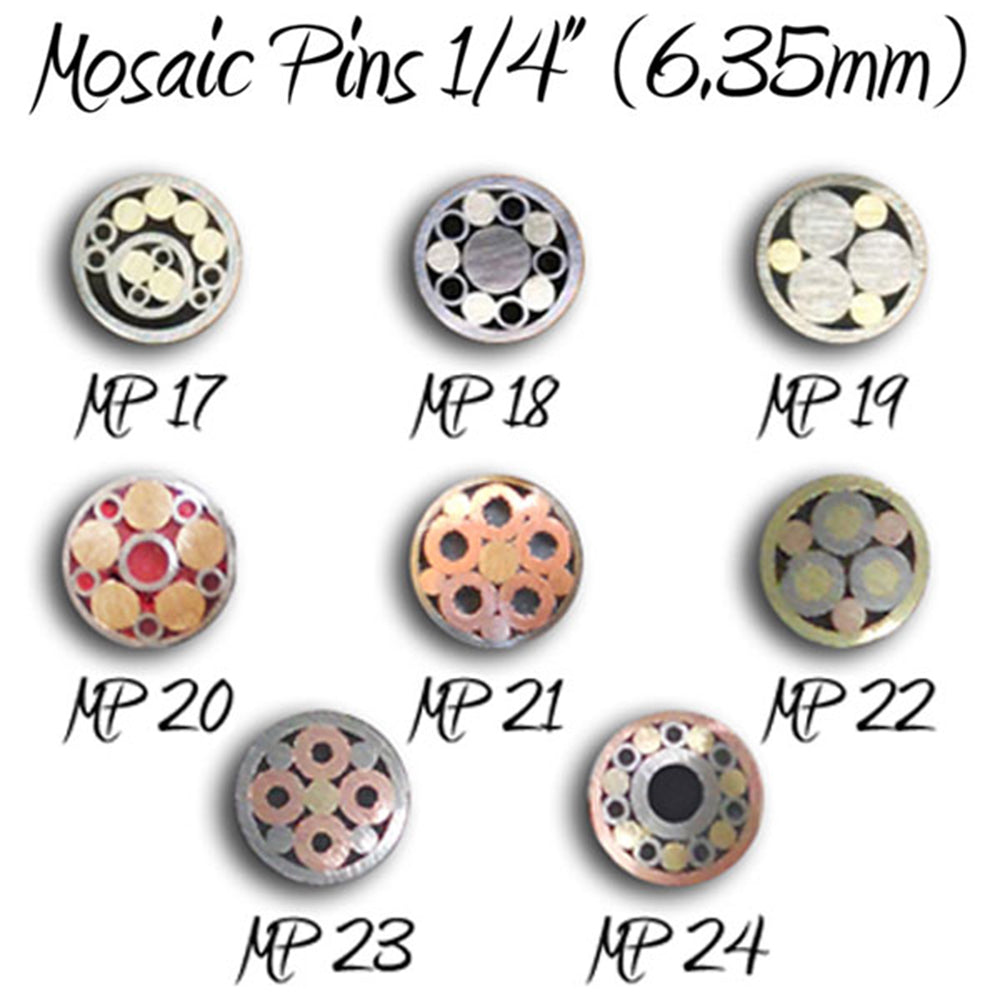 Mosaic Pins for knife decoration-6.35mm