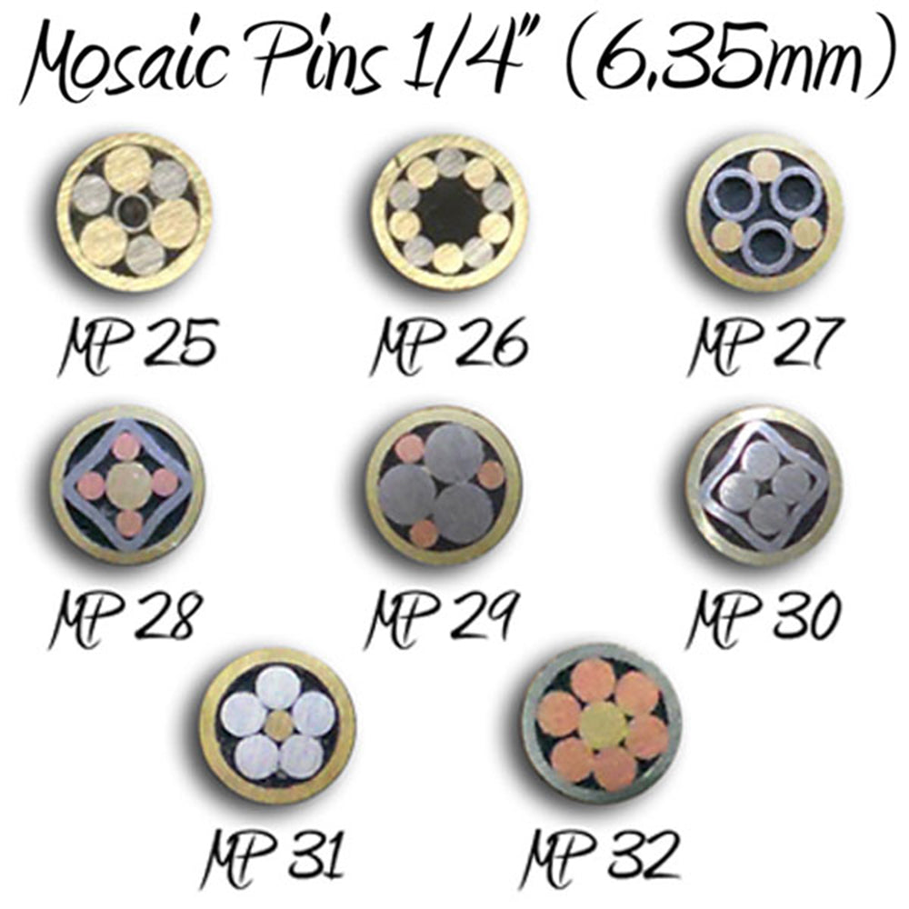 Mosaic Pins for knife decoration-6.35mm