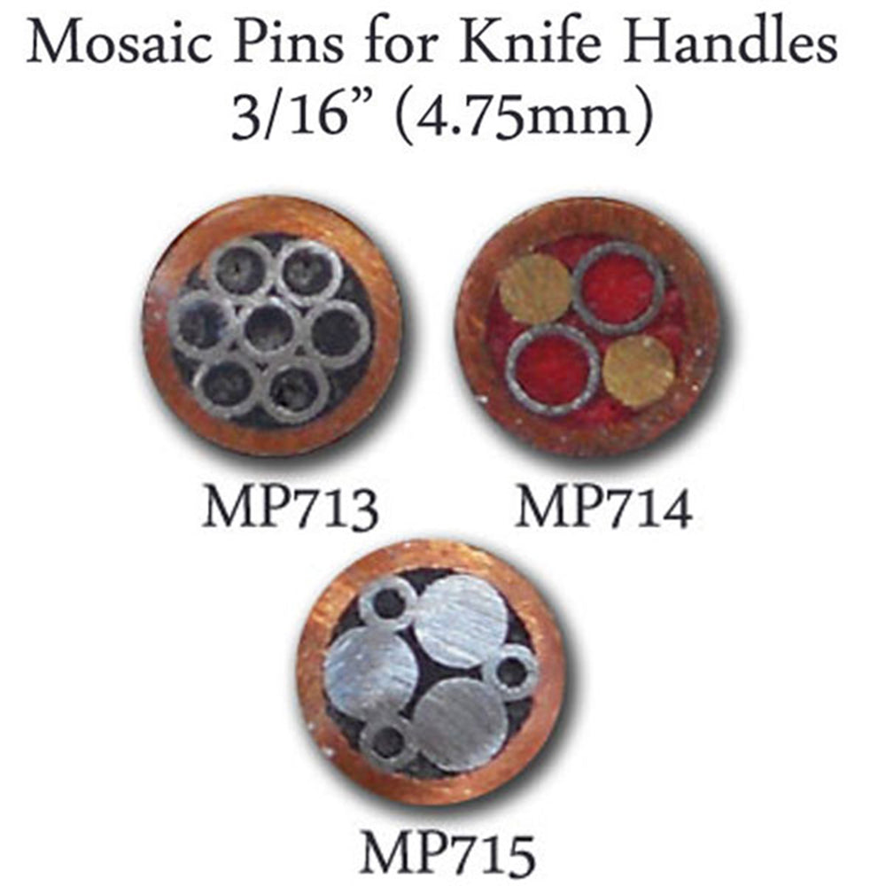 Mosaic Pins for Knife Making- 4.75mm