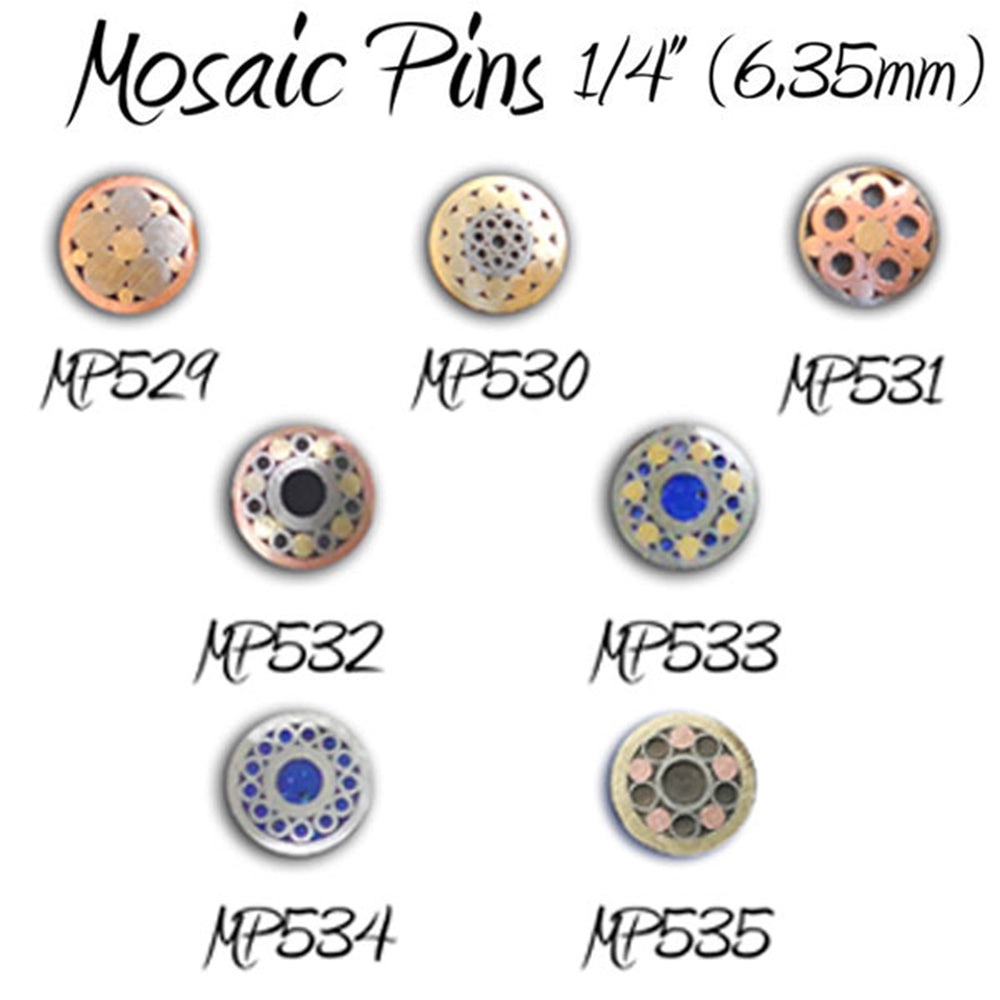 Mosaic Pins for Knife Making-6.35mm