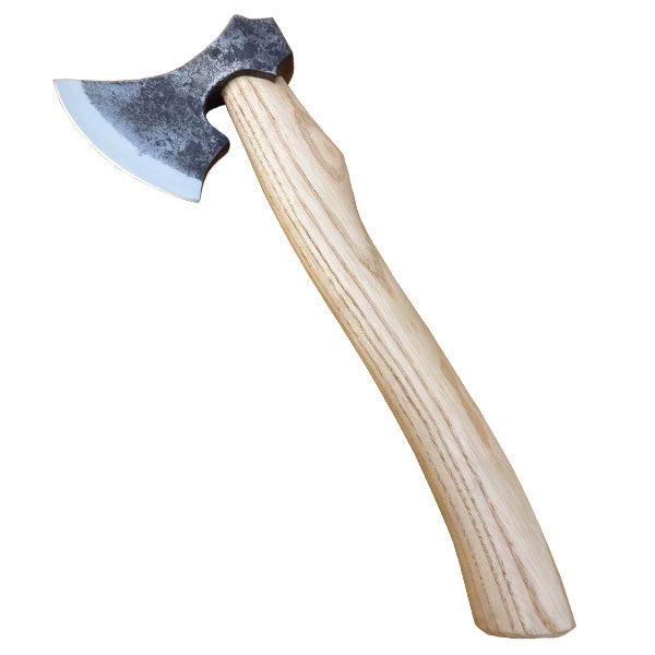 FORGED SMALL VIKING BEARDED AXE